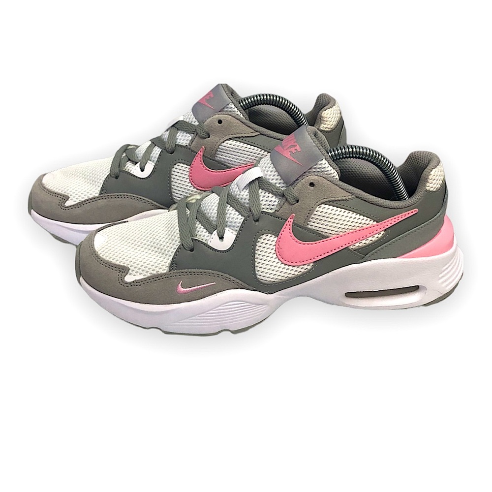 COPY - NIKE Air Max Fusion Suede Trainer wolf grey pink MENS size 7 Sneakers